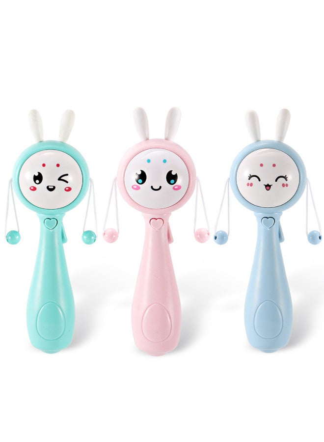 Newborn Baby Toys 3-6 Months Music Rattle Boys And Girls Baby 0-1 Years Old Training Educational Toys-Color:Light Green - Image 2