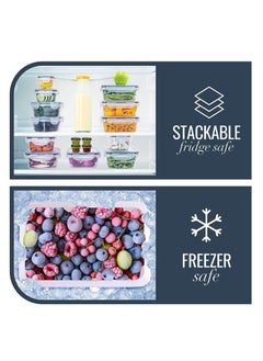 TYCOM TYCOM 20PCS Food storage Containers with Lids, Plastic Leak-Proof BPA-Free Containers for Kitchen Organization, Meal Prep, Lunch Containers (Includes Labels & Pen)  - Image 5