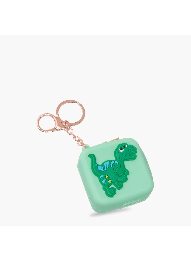 لايف ستايل Bag Charmdinosaur Print- (Silicone) Green \ 6X6X2.8