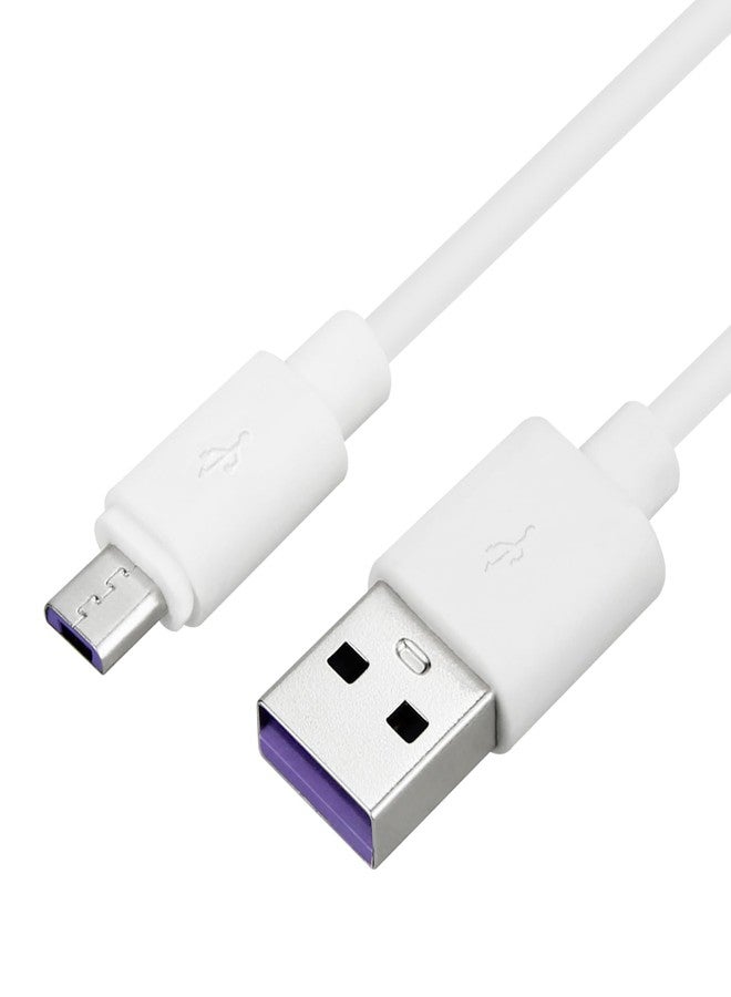 Smays 26 ft Micro-USB Extension Cable Replacement for Security Cameras (Kasa, Blink Mini, Wyze Cam, Yi, Zmodo) & Oculus Go - Extra Long Power Cord, White - Image 5