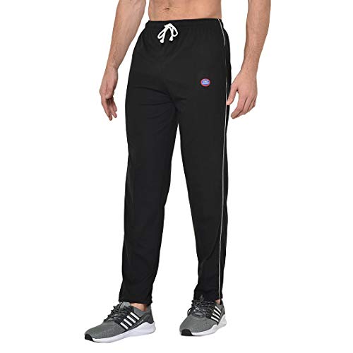 Mack Jonney Men's Cotton Blended Regular Fit Black Pyjamas for Men-D1BLACK0001-XXL, Mid Rise - Image 2