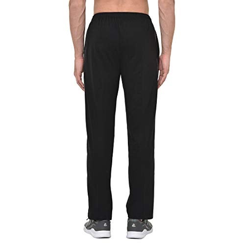 Mack Jonney Men's Cotton Blended Regular Fit Black Pyjamas for Men-D1BLACK0001-XXL, Mid Rise - Image 4
