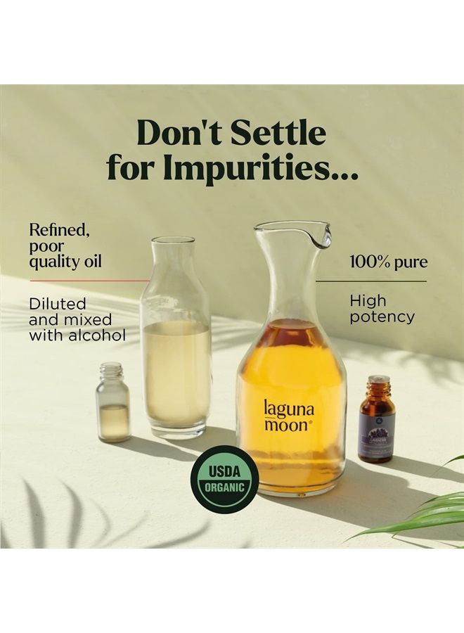 Lagunamoon Essential Oils Set - Top 6 Organic Blends for Diffusers, Home Care, Candle Making, Fragrance, Aromatherapy, Humidifiers, Gifts - Peppermint, Tea Tree, Lavender, Eucalyptus, Lemongrass, Orange (10mL) - Image 5