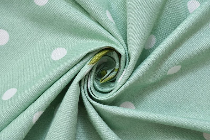 SpangleHomes XL 100% Glace Cotton Diwan Set Soft Cotton, 1 (60 X 90 Inches) Bedsheet,5 (16x 16 inches) Cushion Covers and 2 Booster Covers (8 PCS Set) - Green Center Flower - Image 2