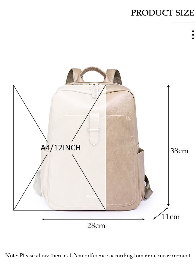 DUNISO Women Backpack Purse, Anti Theft Backpack for Woman, Fashion Waterproof PU Leather Travel Backpack for Ladies, Lightweight Daily Backpack Shoulder Bag Handbag Anti-theft Casual  Daypack - Image 2