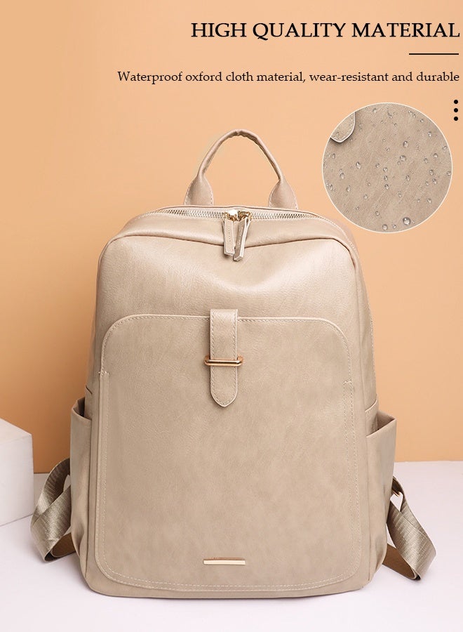 DUNISO Women Backpack Purse, Anti Theft Backpack for Woman, Fashion Waterproof PU Leather Travel Backpack for Ladies, Lightweight Daily Backpack Shoulder Bag Handbag Anti-theft Casual  Daypack - Image 4