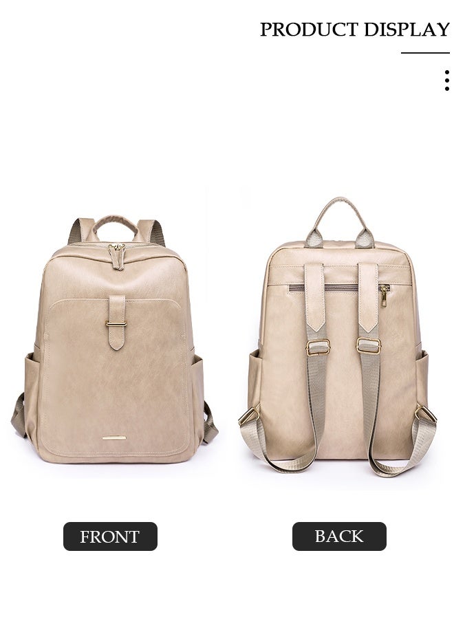 DUNISO Women Backpack Purse, Anti Theft Backpack for Woman, Fashion Waterproof PU Leather Travel Backpack for Ladies, Lightweight Daily Backpack Shoulder Bag Handbag Anti-theft Casual  Daypack - Image 5