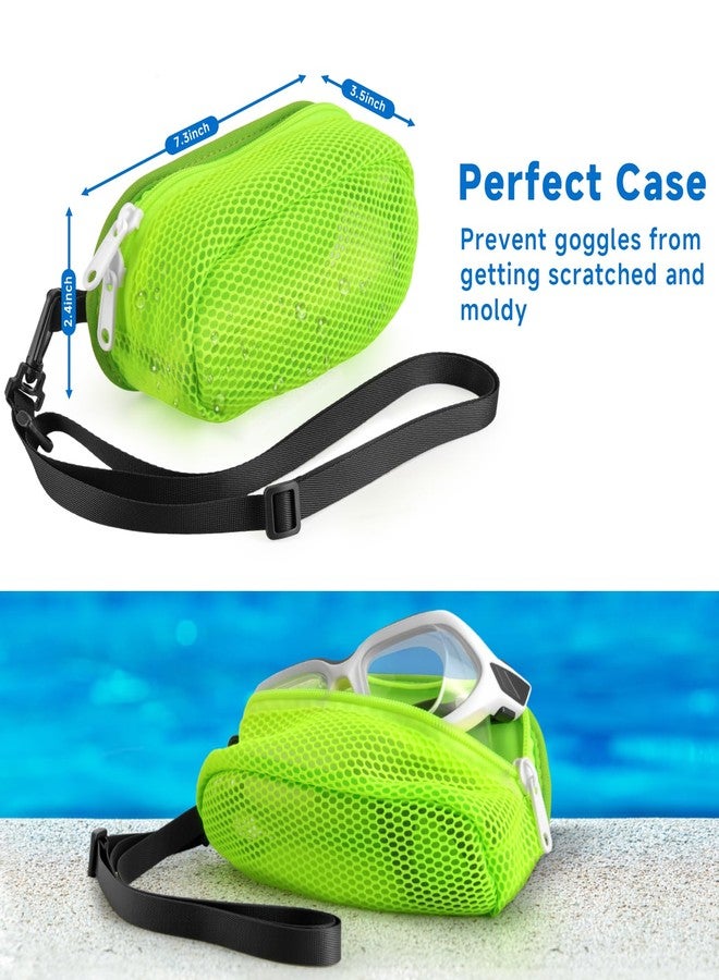 Xxerciz Swim Goggle Case for Swimming Goggles, Nylon Protective Carrying Case with Drain Hole, Portable Soft Floating Goggle Bag for Pool Beach - Image 2