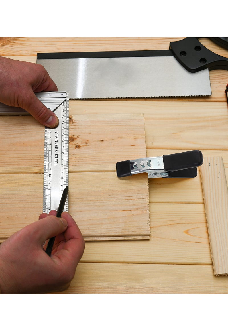 SOLARAE Spring Clamps, 6" inch Spring Clamp Large Super Heavy Duty Spring Metal, Heavy Duty Clamps, Heavy Duty Clasp, Spring Metal Clamps, Heavy Duty Clips Clamp, Hand Clamps-Black, 2 Pack - Image 5