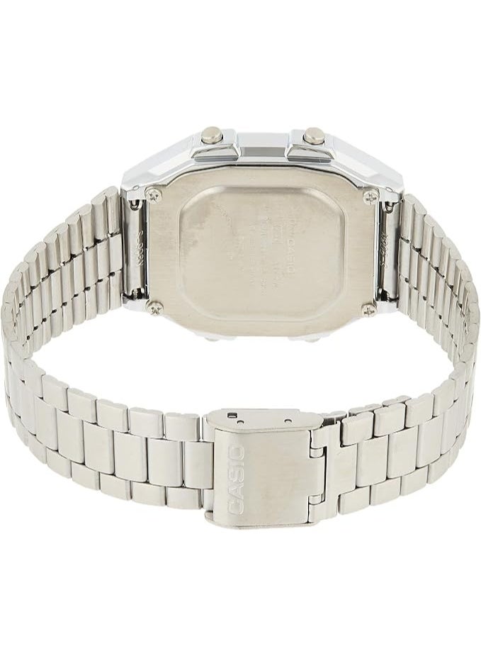 Casio Vintage Unisex Quartz Stainless Steel Digital Watch A178WA-1ADF - Image 3