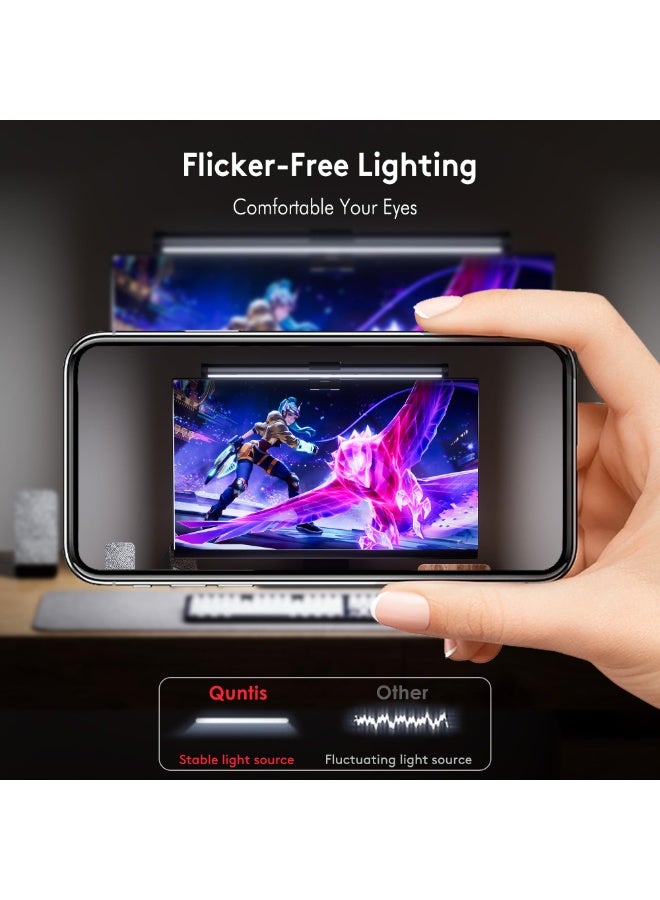 Noorly RGB Monitor Light Bar, Dimmable LED Gaming Screen Light, Eye Care Computer Monitor Lamp for Office Home Gaming Desk, Wire-controlled Screen Monitor Light - Image 3