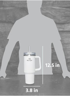 Stanley Stanley Quencher Stainless Steel Vacuum Insulated Tumbler with Lid and Straw for Water, Iced Tea or Coffee, Smoothie and More, 40 oz  - Image 4