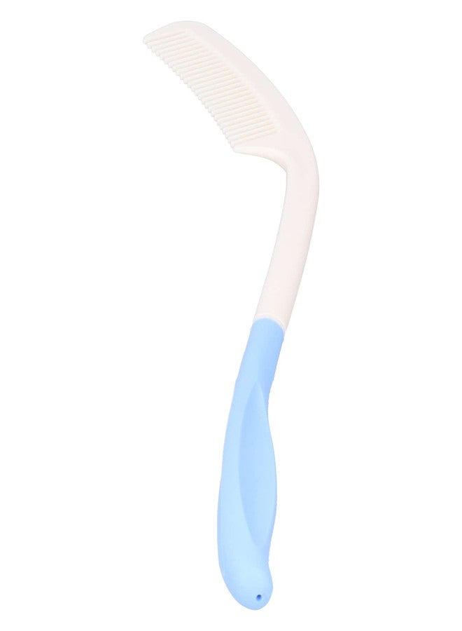 Entatial Elderly Comb, Ergonomic Design Long Handle Comb ABS Comb Tooth for Hand Disabled People - Image 1