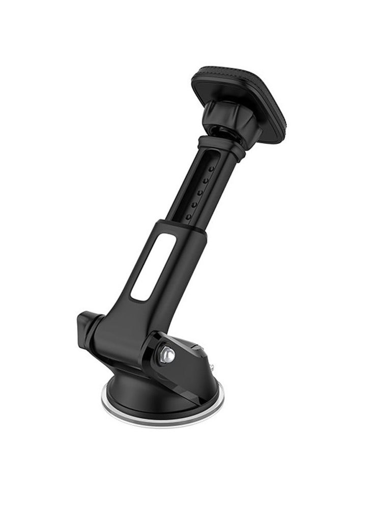 Hoco Cool Journey In-Car Dashboard Phone Holder with Adjustable Stretch Rod | Universal CA42 Car Mount for Smartphones | 360° Rotation, Anti-Slip Grip, Strong Suction Cup | Ideal for Navigation, Hands-Free Calling & Safe Driving – Black  - Image 3