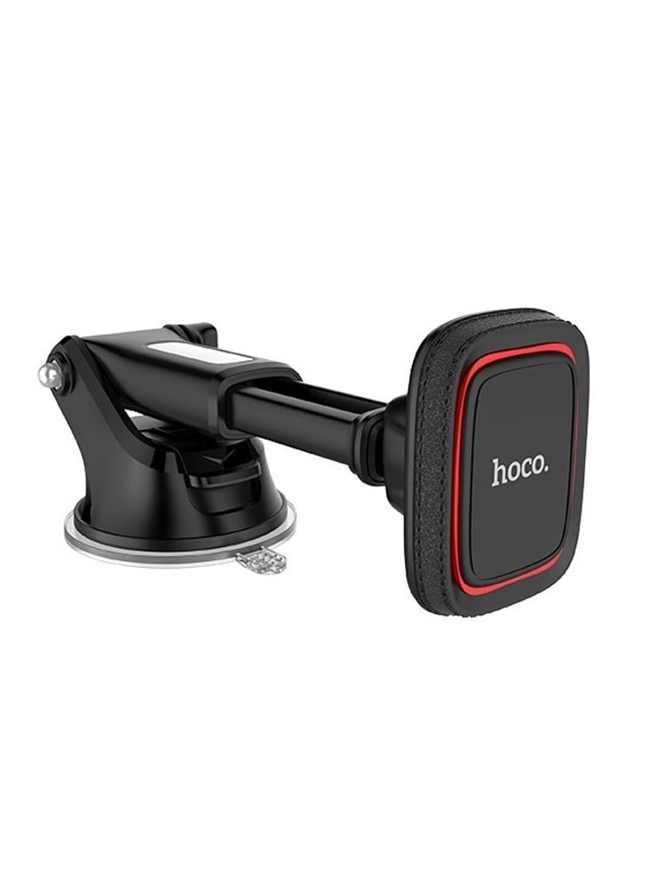 Hoco Cool Journey In-Car Dashboard Phone Holder with Adjustable Stretch Rod | Universal CA42 Car Mount for Smartphones | 360° Rotation, Anti-Slip Grip, Strong Suction Cup | Ideal for Navigation, Hands-Free Calling & Safe Driving – Black  - Image 2