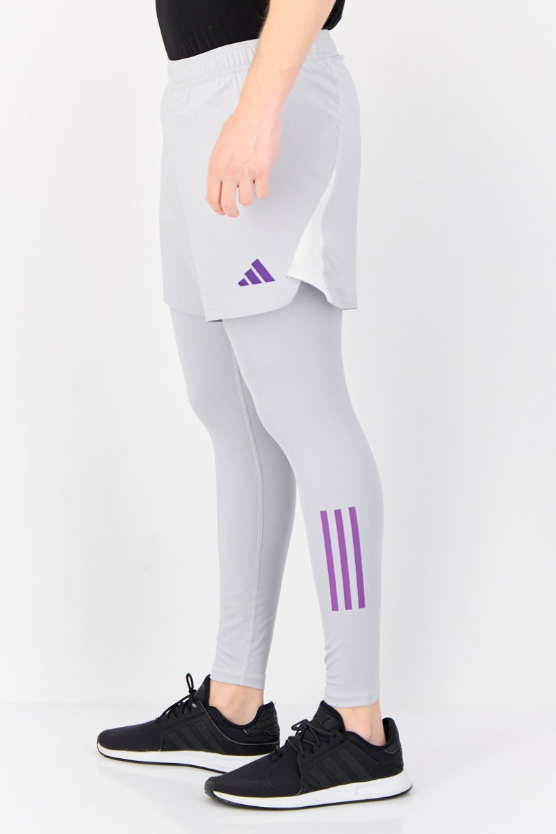 Adidas Men Slim Fit Goalkeeper Tight, Light Grey - Image 2