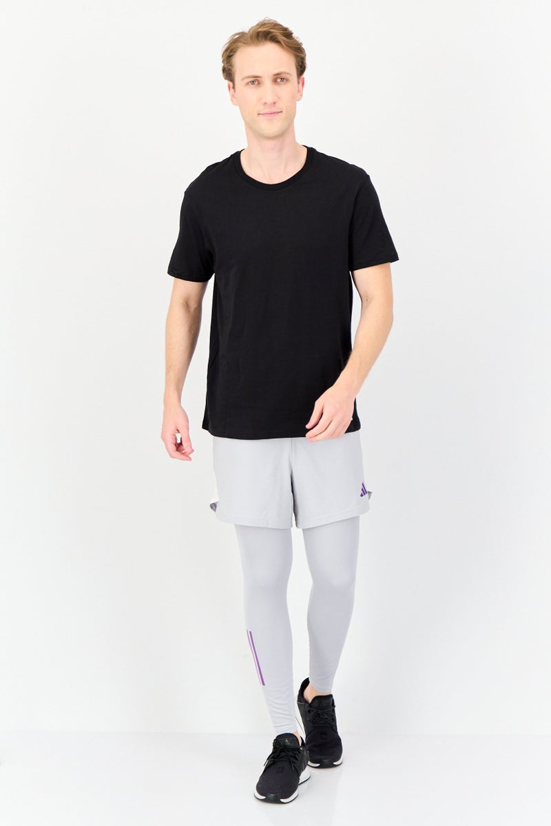 Adidas Men Slim Fit Goalkeeper Tight, Light Grey - Image 4