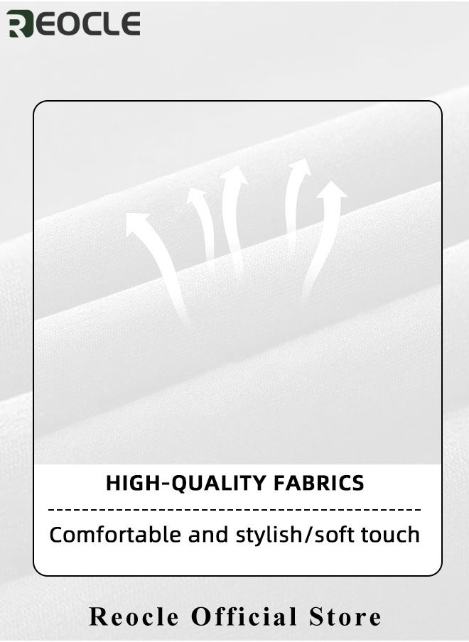 REOCLE - Men's Polo Shirts Quick Dry Short Sleeve Golf Shirt Casual Moisture Wicking Shirt Business Polo Shirt Athletic Performance Polo Shirt - Image 1