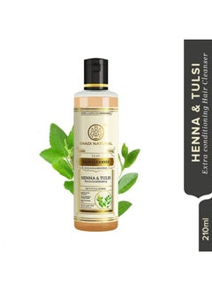 Khadi Natural Herbal Henna Tulsi Extra Conditioning Cleanser Sls & Paraben Free (Set Of 2)  - Image 4