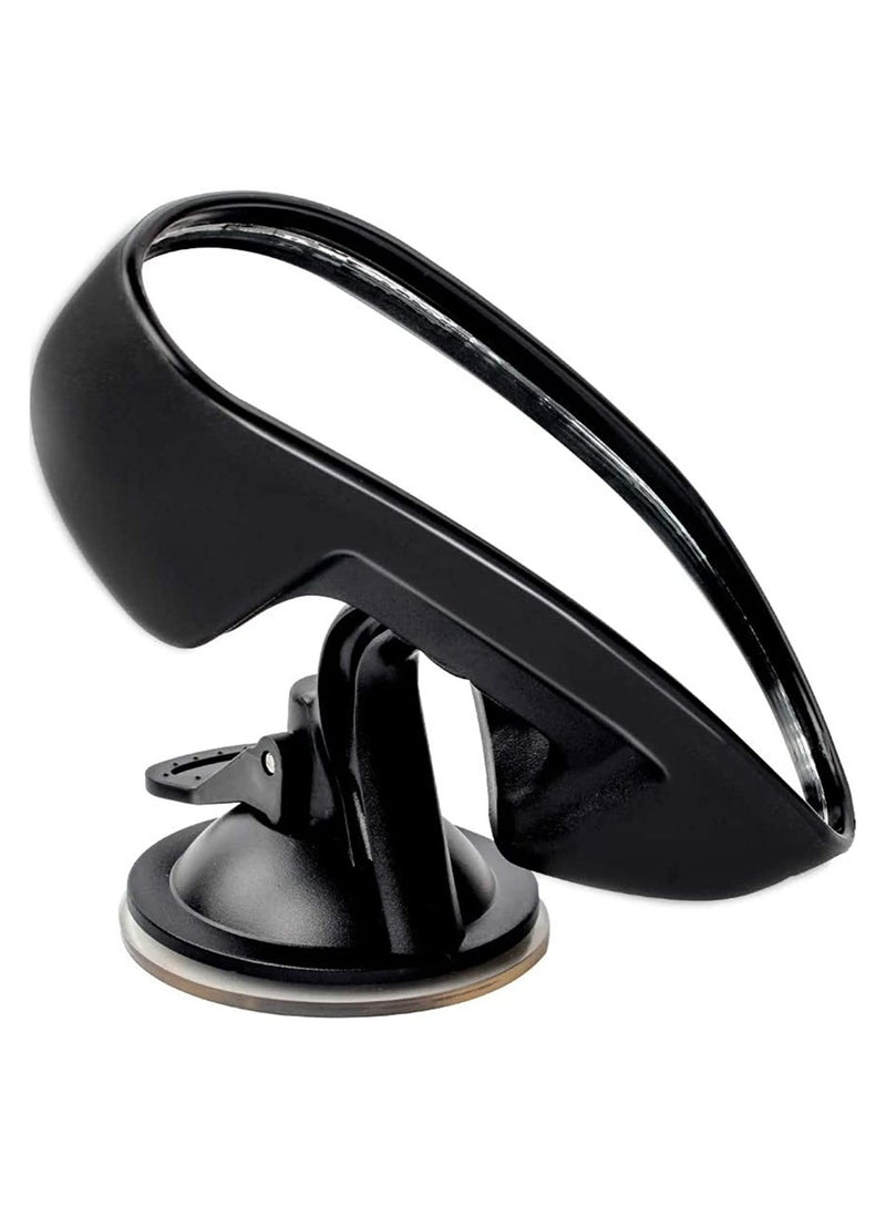 مرآة المقعد الخلفي للسيارة للأطفال، مرآة الرؤية الخلفية القابلة للتعديل بزاوية 360 درجة مع كوب شفط قوي لسلامة الطفل من أجل رؤية واضحة للطفل في مقعد السيارة المواجه للخلف - Image 4