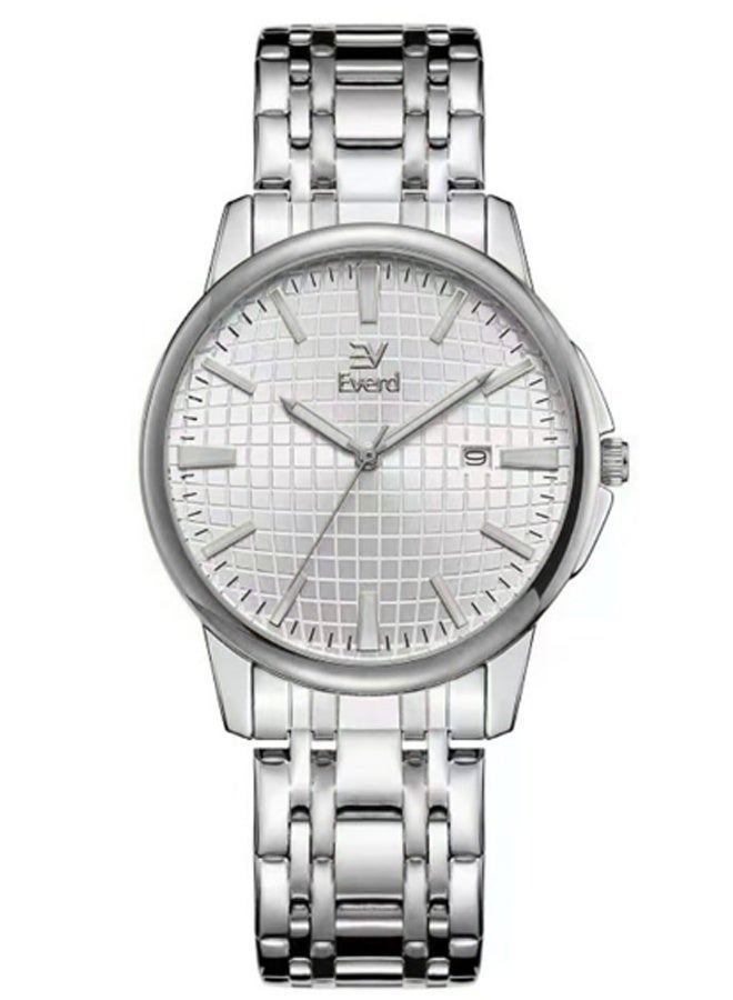 إيفيرد ساعة يد رجالية كوارتز فاخرة بتصميم عصري، مقاومة للماء ومضيئة