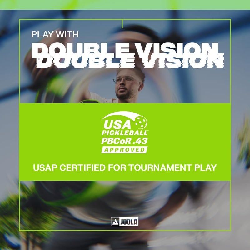 JOOLA Perseus Double Vision 16mm Pickleball Paddle - Signature Paddle Shape - Aramid Surface for Softer Responsive Touch - SK Film for Reduced Vibration - USAP Approved - NFC Chip Enabled - Image 5