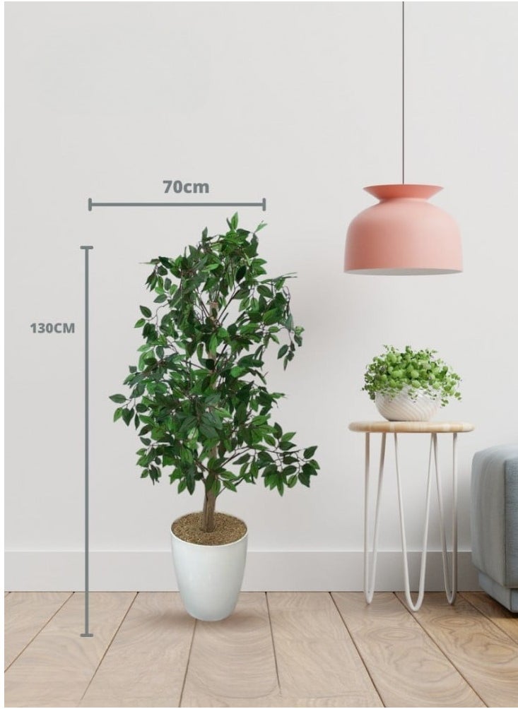 AL KHALDIYA - Artificial decorative plant tree with pot, 130 cm - Image 1