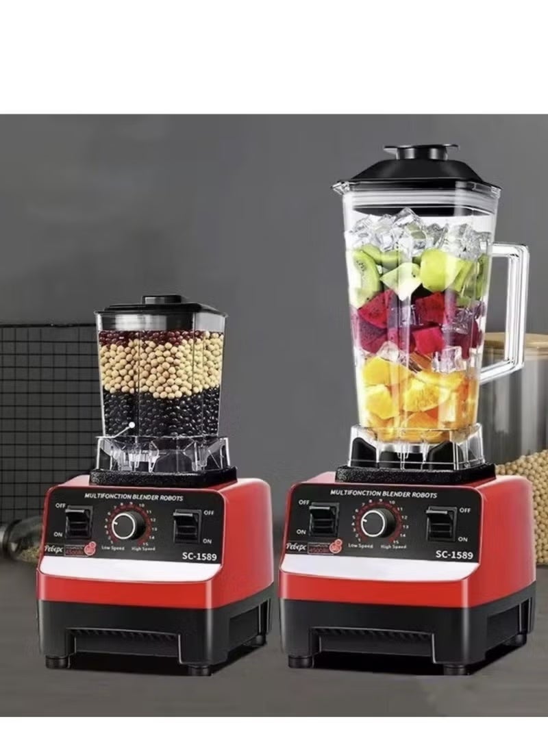 SILVER CREST 2-in-1 Multi-Function High-Speed Electric Blender & Grain Grinder – 2.5L, 50,000 RPM - Image 4