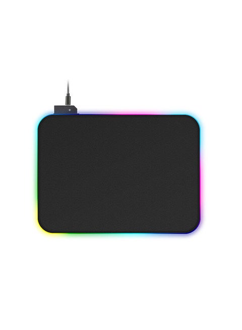 RGB Luminous Mousepad RGB Backlight Mouse Pad Adjustable Luminescence Modes Non-slip Mouse Pad 350*250*4mm