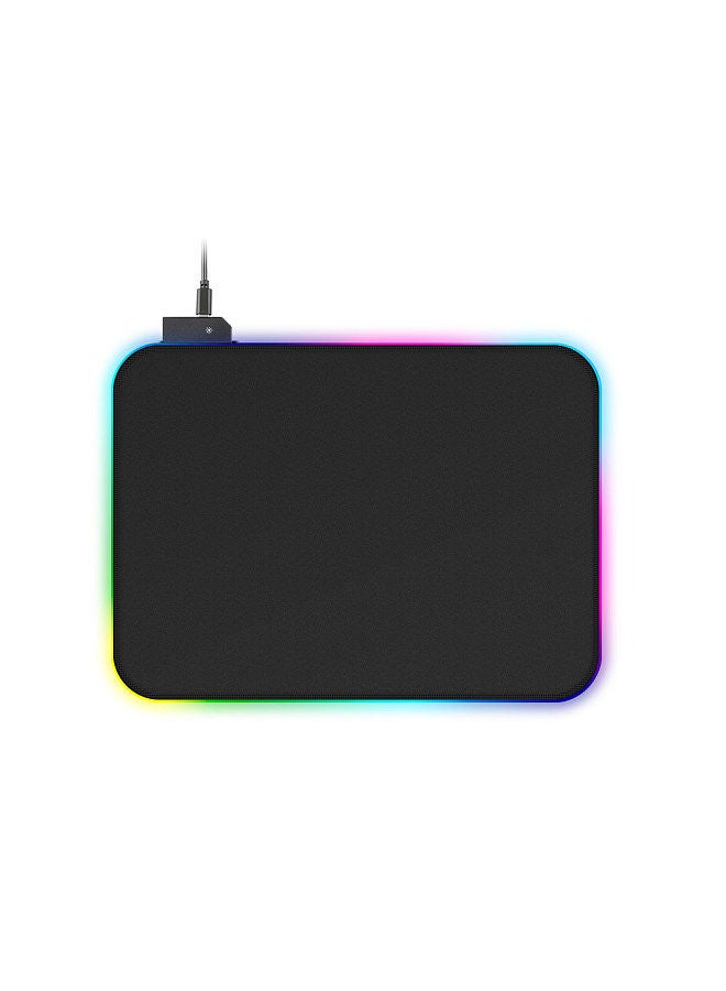 RGB Luminous Mousepad RGB Backlight Mouse Pad Adjustable Luminescence Modes Non-slip Mouse Pad 350*250*4mm