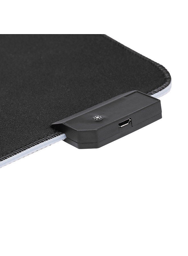 RGB Luminous Mousepad RGB Backlight Mouse Pad Adjustable Luminescence Modes Non-slip Mouse Pad 350*250*4mm