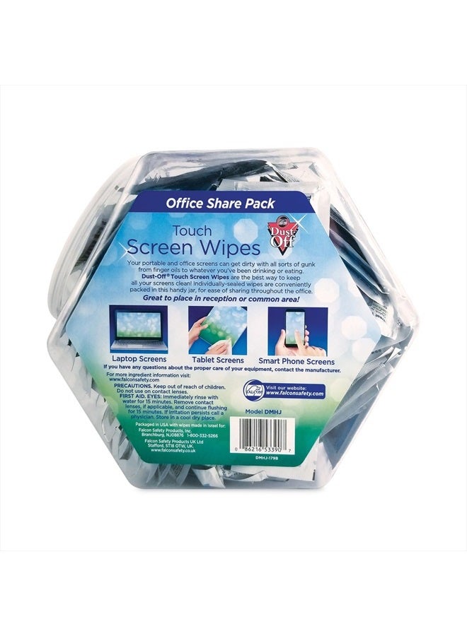 Dust-Off Falcon Dust-Off Touch Screen Wipes, Office Share Pack, 200/Pack (DMHJ) - Image 2
