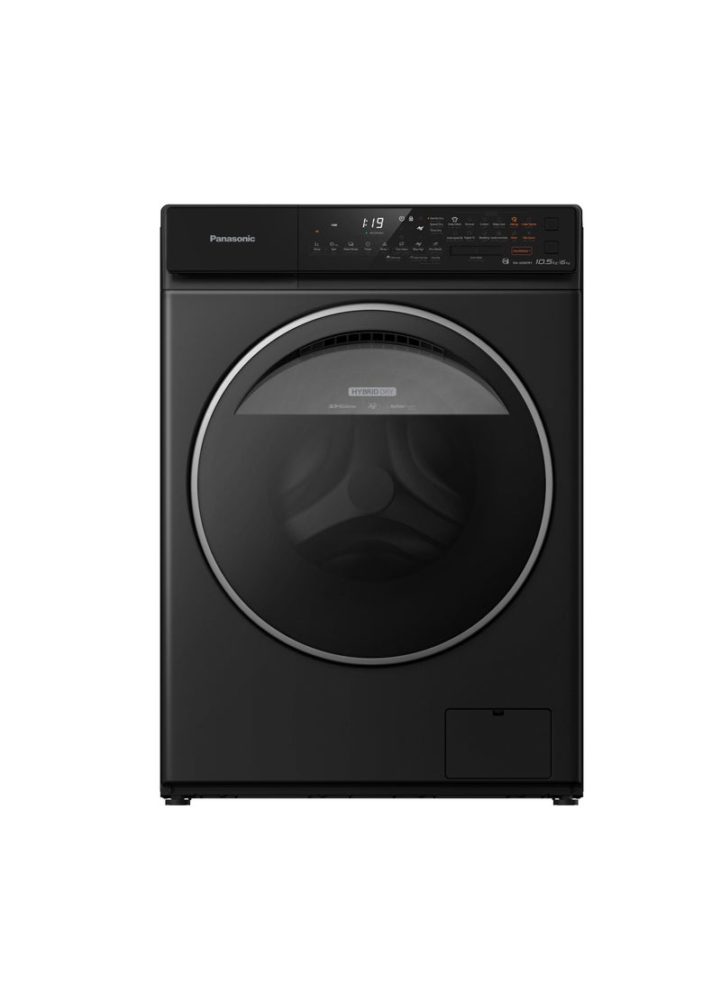 Panasonic Front Load Washer  Dryer10.56 Kg Hybrid DryEco Navi 3Di Inverter Dark Grey NA-S056FR2BK Dark Grey - Image 1