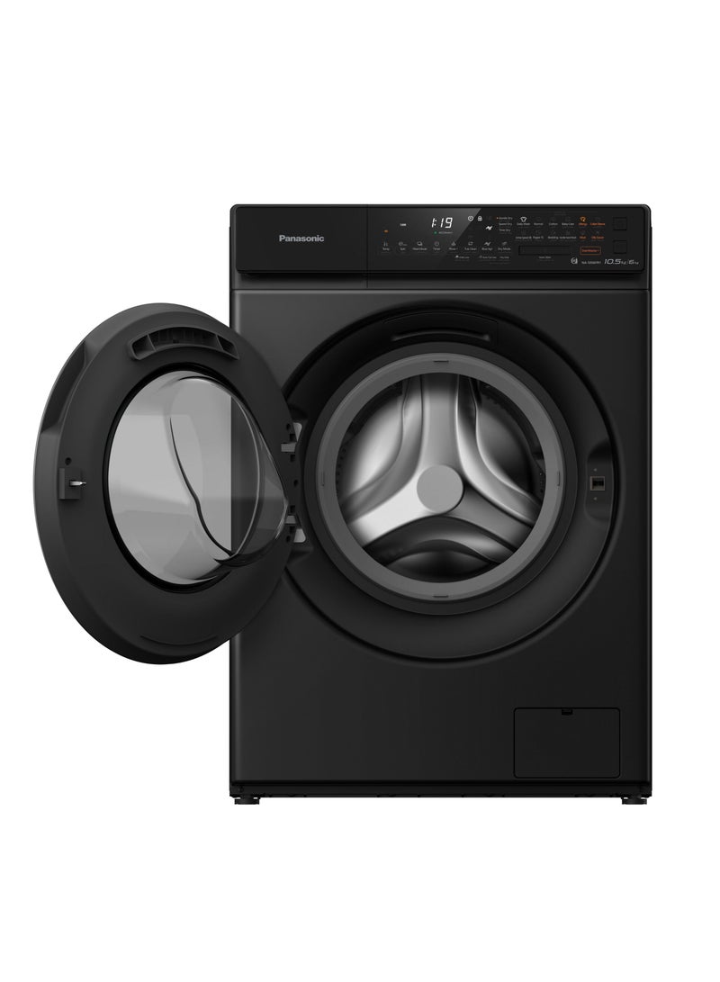 Panasonic Front Load Washer  Dryer10.56 Kg Hybrid DryEco Navi 3Di Inverter Dark Grey NA-S056FR2BK Dark Grey - Image 2