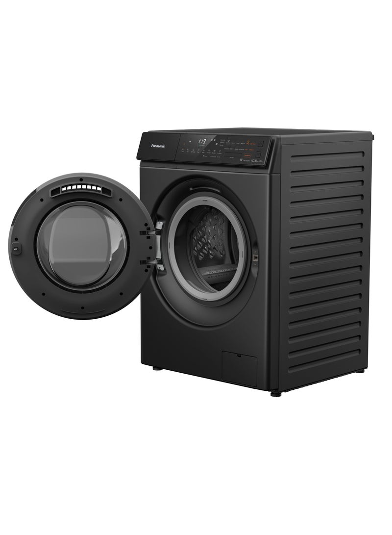 Panasonic Front Load Washer  Dryer10.56 Kg Hybrid DryEco Navi 3Di Inverter Dark Grey NA-S056FR2BK Dark Grey - Image 4