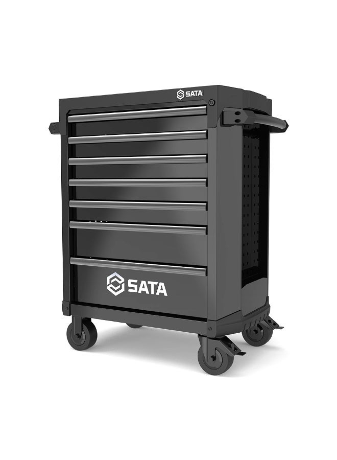 Sata SATA ST95113G-B 7 Drawer Roller Cabinet - Pro Black  - Image 2