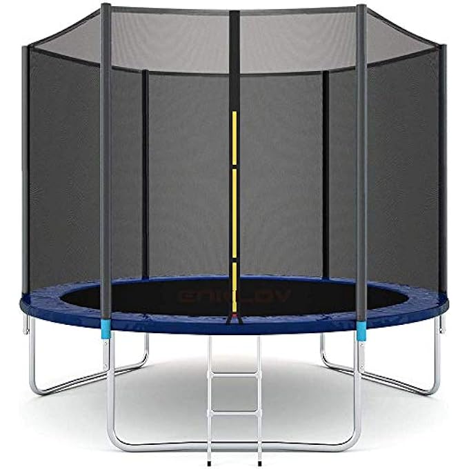 rayihni Rainbow Toys  8Ft Trampoline for kids Kids Trampoline Fitness Exercise Equipment Outdoor Garden Jump Bed Trampoline With Safety Enclosure - Image 2
