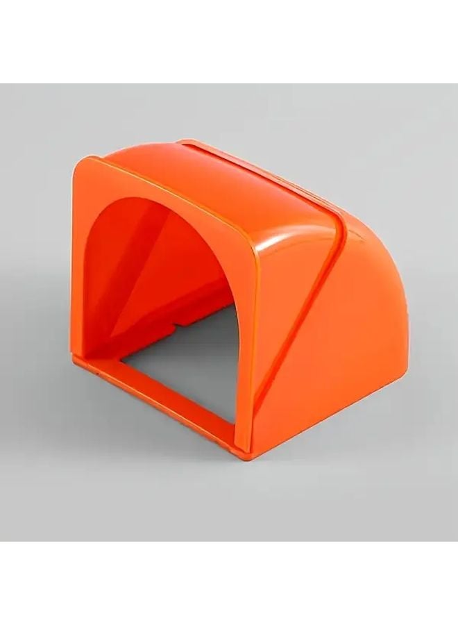 Orange Shark Socket Rainproof PP Material Outdoor Bathroom Kitchen Power Supply Cover - Image 1