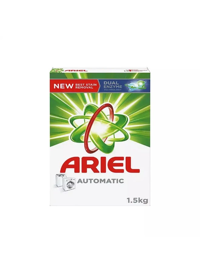 Ariel Ariel Automatic Laundry Detergent Powder with Dual Enzyme Technology- 1.5Kg  - Image 1