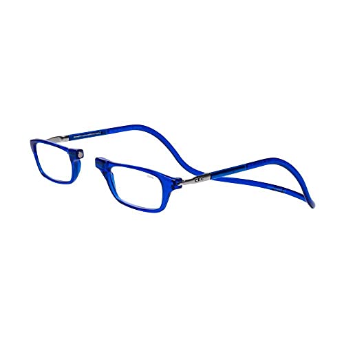 Clic Magnetic Reading Glasses for Men or Women, Computer Readers, Original (S-M, Blue, 1.50 Magnification) - Image 1