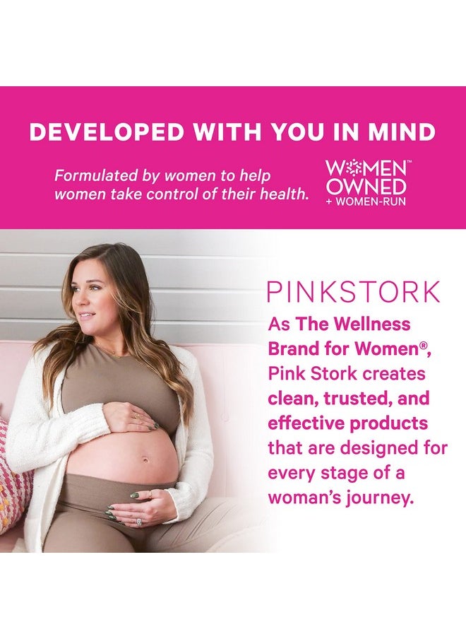 Pink Stork - Premium Prenatal Vitamin: Organic Wholefood Ingredients Folate Vitamin B6 & B12 Prenatal Vitamins For Women Prebiotics & Probiotics Morning Sickness Relief Womenowned 60 Capsules - Image 1