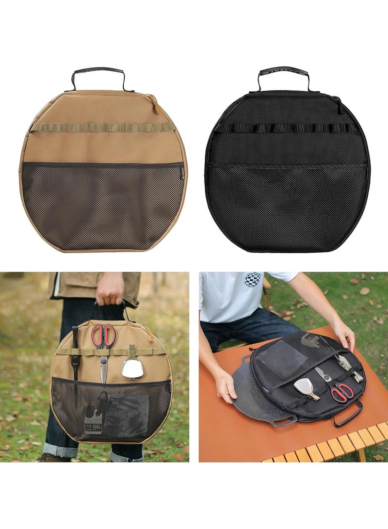 general Portable Grill Bag Cookware Storage Bag Camping Kitchen Utensils Bag Carrying Bag Barbecue Tray Storage Bag Portable Outdoor Barbecue Tray Bag Picnic & Camping Cookware Bag - Image 2