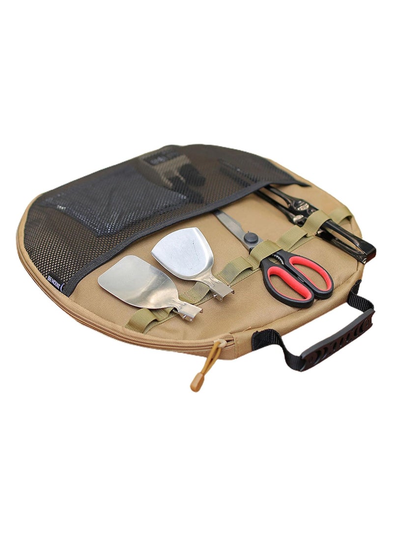 general Portable Grill Bag Cookware Storage Bag Camping Kitchen Utensils Bag Carrying Bag Barbecue Tray Storage Bag Portable Outdoor Barbecue Tray Bag Picnic & Camping Cookware Bag - Image 5