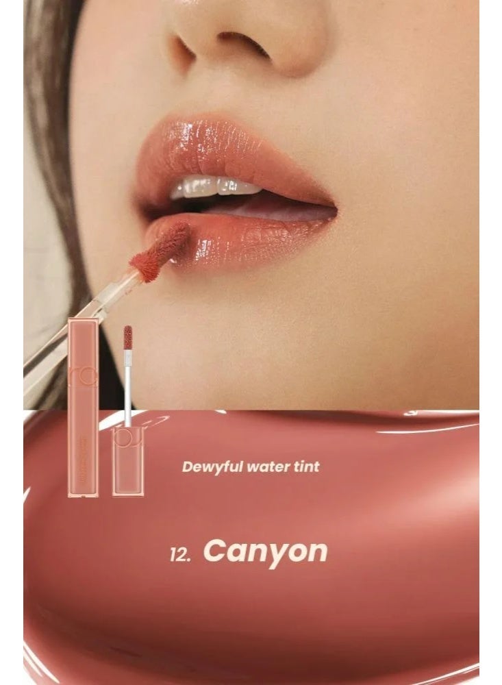 rom&nd Dewyful Water Lip Tint, Shade 12 Canyon, 5g - Image 2