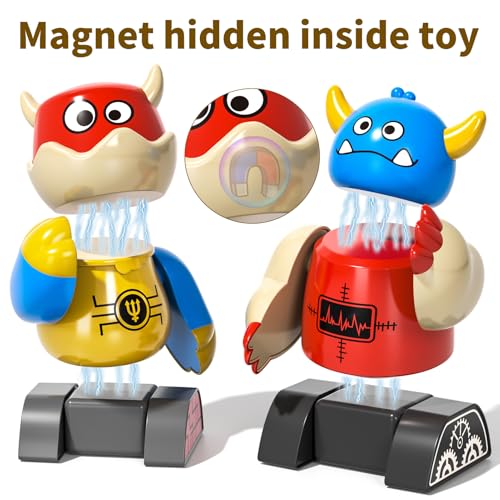 BLmukce Magnetic Robot Toy for Kids 35 35 PCS STEM Educational Playset with Storage Box DIY Stacking Monster Robots Toddler Creative Alien Toys Gift for Boys Girls Christmas Birthday - Image 5