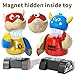 BLmukce Magnetic Robot Toy for Kids 35 35 PCS STEM Educational Playset with Storage Box DIY Stacking Monster Robots Toddler Creative Alien Toys Gift for Boys Girls Christmas Birthday - Image 4