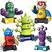 BLmukce Magnetic Robot Toy for Kids 35 35 PCS STEM Educational Playset with Storage Box DIY Stacking Monster Robots Toddler Creative Alien Toys Gift for Boys Girls Christmas Birthday - Image 2
