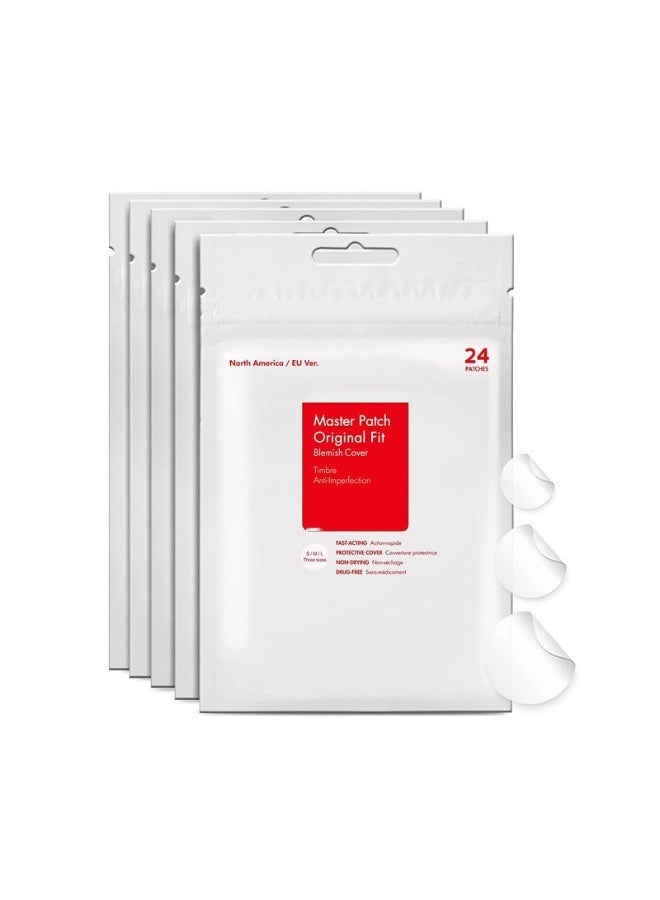 Acne Pimple Patch (24)  Hydrocolloid Acne Absorbing Invisible Zits Spot Patches For Skin Care, Spot Stickers for Face and Body - Image 5