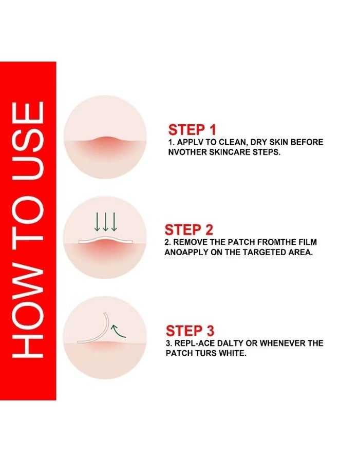 Acne Pimple Patch (24)  Hydrocolloid Acne Absorbing Invisible Zits Spot Patches For Skin Care, Spot Stickers for Face and Body - Image 4