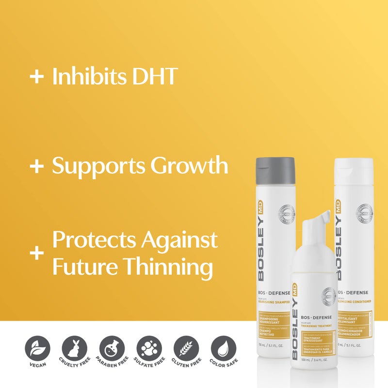 BosleyMD BosDefense KIT for Hair Thinning Prevention (Color Safe), Starter Size (30 Days). - Image 2